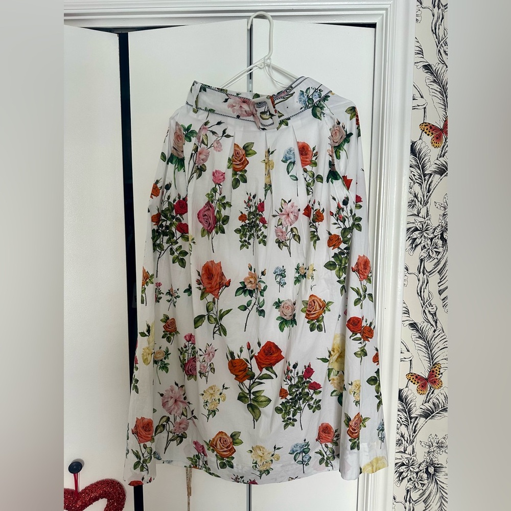 Rachel Antonoff Roses Maxi Skirt